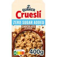 Quaker Cruesli zero sugar added chocolate