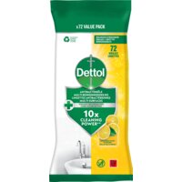 Dettol Antibacteriële schoonmaakdoekjes citroen