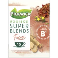 Pickwick Super blends focus rooibos thee