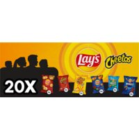 Lay's Partybox chips 20 uitdeelzakjes