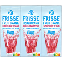 AH Frisse fruitdrank framboos 1kcal