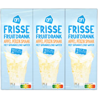 AH Frisse fruitdrank appel-perzik 1kcal
