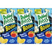 DubbelFrisss Boost appel & perzik 6-pack