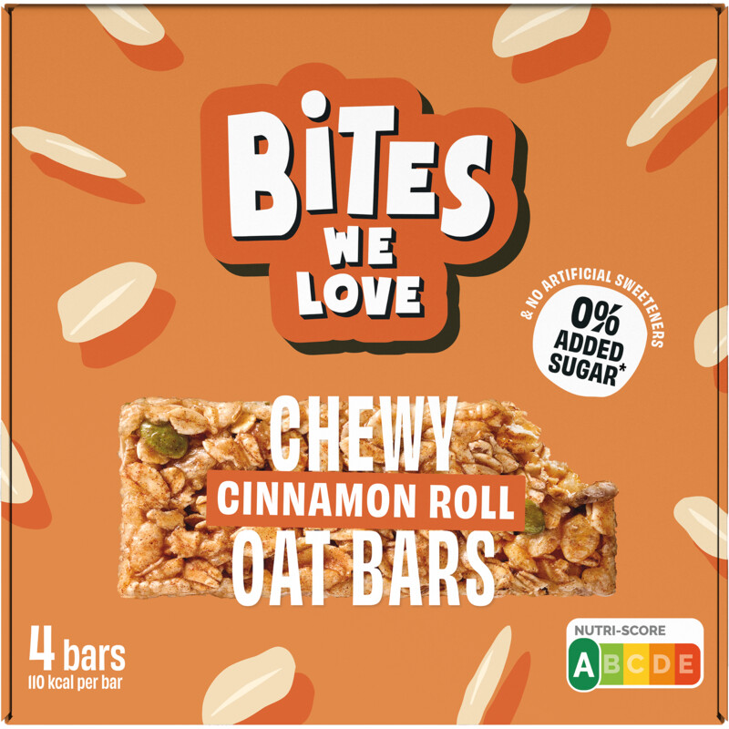 BitesWeLove Haverrepen cinnamon roll