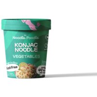 The noodle poodle Konjac noodle vegetables