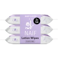 Naïf Lotion wipes 3-pack