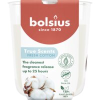 Bolsius True scents geurglas fresh cotton 8cm
