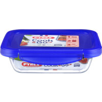 Pyrex Bewaarschaal cook & go recht 0,8 liter