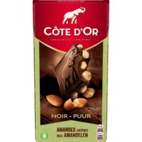 Côte d'Or Chocoladereep puur met hele amandelen