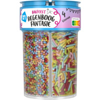 AH Bakfeest kleuren strooimix 4 vaks