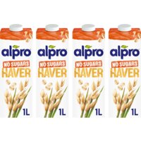 Alpro Haverdrink zonder suikers 4-pack