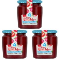 AH Fruitspread viervrucht 81% 2-pack
