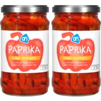 AH Paprika rode reepjes 2-pack