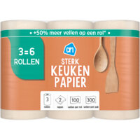AH Keukenpapier sterk 3=6 rollen