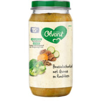 Olvarit Broccolischotel quinoa rundvlees 15m+