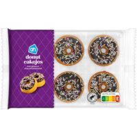 AH Donut cakejes met glazuur chocoladesmaak