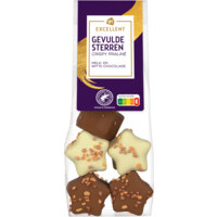 AH Excellent Gevulde sterren crispy praliné