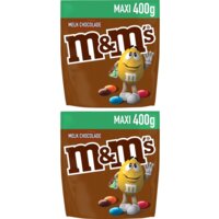 M&M'S Chocolade 400 gram 2-pack