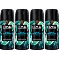 Axe Aqua bergamot deo bodyspray 4-pack