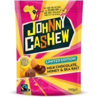 Johnny Cashew Chocolate honey sea salt limited edition
