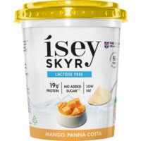 Isey Skyr mango panna cotta