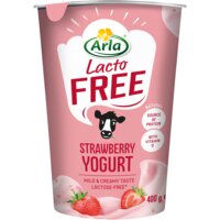 Arla Lactofree strawberry yoghurt