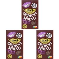 Holie's Crunchy Muesli Chocolate 3-pack
