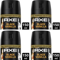 Axe Black vanilla 4-pack