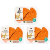 AH Scharrel kipsateschnitzel 2 stuks 3-pack