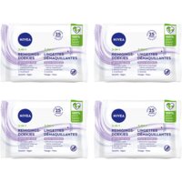 NIVEA Sensitive reinigingsdoekjes 4-pack