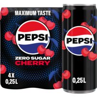 Pepsi Zero sugar cherry 4-pack