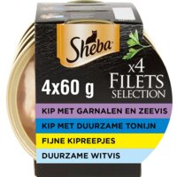 Sheba Filets selection in saus kip en vis