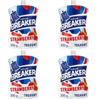 Melkunie Breaker Aardbei yoghurt 4-pack