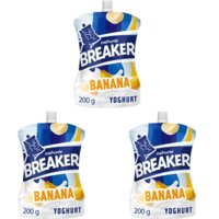 Melkunie Breaker banaan yoghurt 3-pack