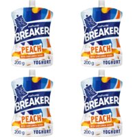 Melkunie perzik yoghurt zonnebloempitten 4-pack