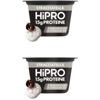 HiPRO Protein skyr stijl stracciatella 2-pack
