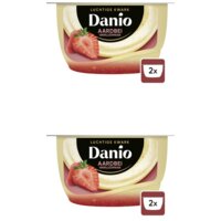Danio kwark aardbei vanille 2-pack