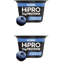 HiPRO Protein skyr stijl bosbes 2-pack