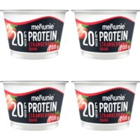 Melkunie Protein aardbei kwark 4-pack