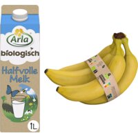 Arla Bio melk & AH Bio bananen pakket