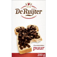 De Ruijter Chocolade vlokken puur