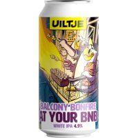 Uiltje Brewing Balcony bonfire at your bnb