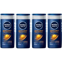 NIVEA Men sport fresh effect shower gel 4-pack