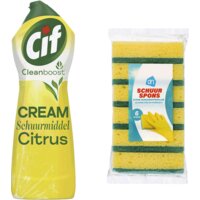 Cif Cream Citroen + Gratis Schuurspons