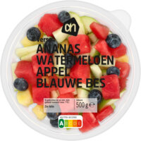AH Ananas, watermeloen, appel, blauwe bes