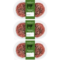 AH Greenfields Beefburger bacon 3-pack