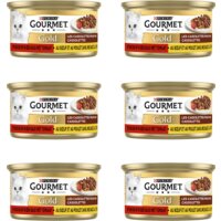 Gourmet Gold cassolettes met rund & kip 6-pack