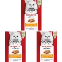 Gourmet Mon petit met kip eend kalkoen 3-pack