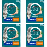 Purina ONE ONE Senior rijk aan kip 4-pack