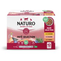 Naturo Pate selection chicken, salmon, turkey